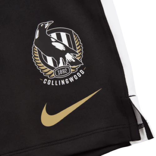 AFL 2024 Training Shorts - Collingwood Magpies - Adult - Mens - Image 4