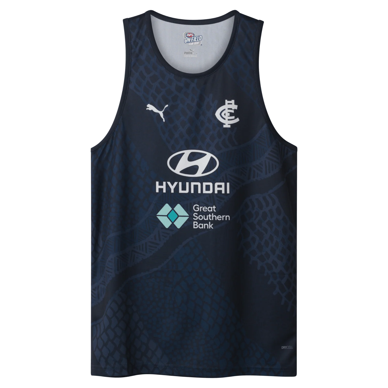 AFL 2024 Training Singlet - Carlton Blues - Adult - Mens