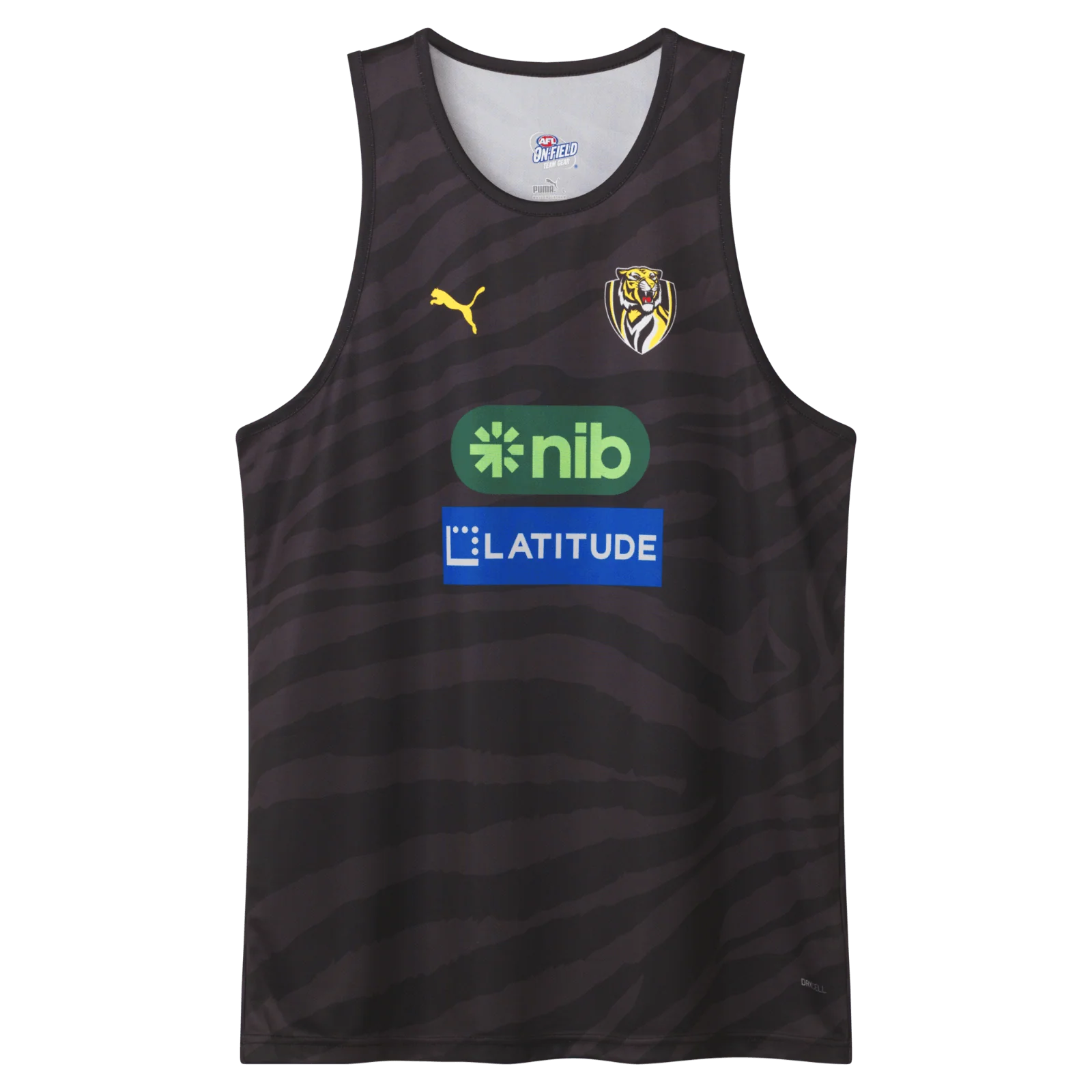 AFL 2024 Training Singlet - Richmond Tigers - Adult - Mens