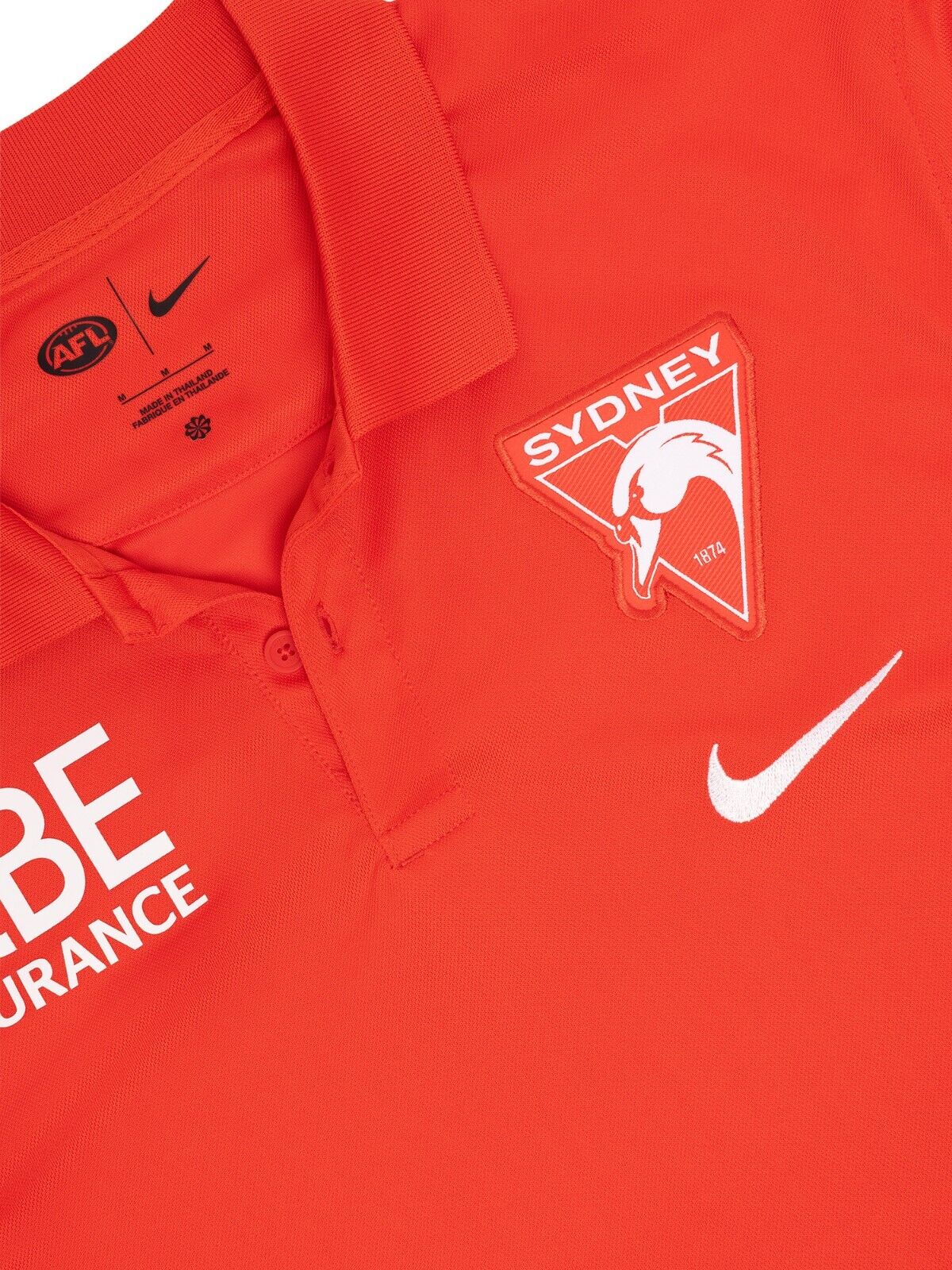 AFL 2025 Dri Fit Polo - Sydney Swans - Adult - Mens - Image 3