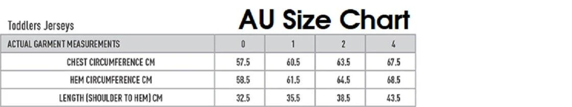 AFL 2025 Home Guernsey Set - Hawthorn Hawks - Toddler - Baby - Image 5