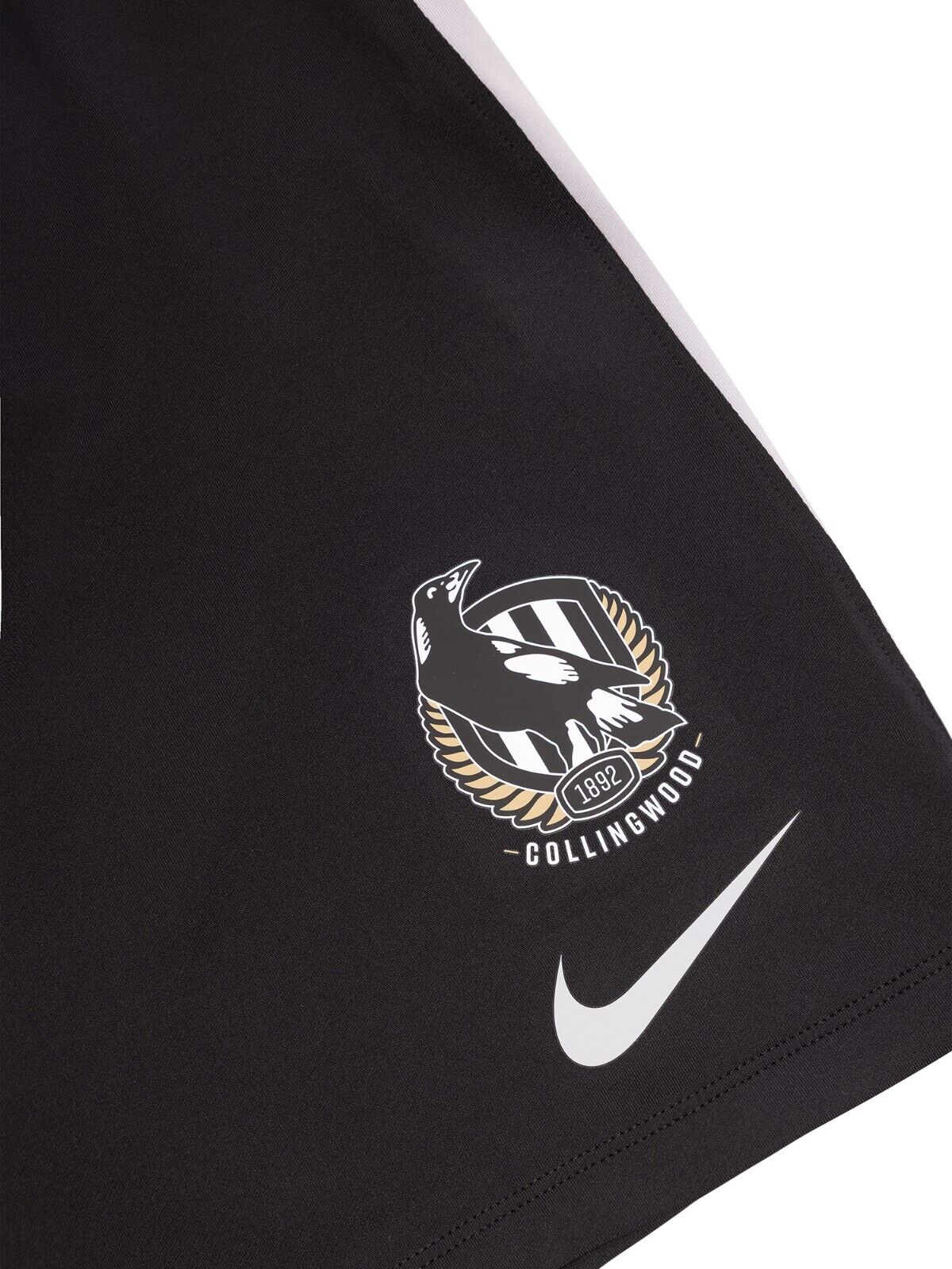 AFL 2025 Training Gym Shorts - Collingwood Magpies - Adult - Mens - Image 3