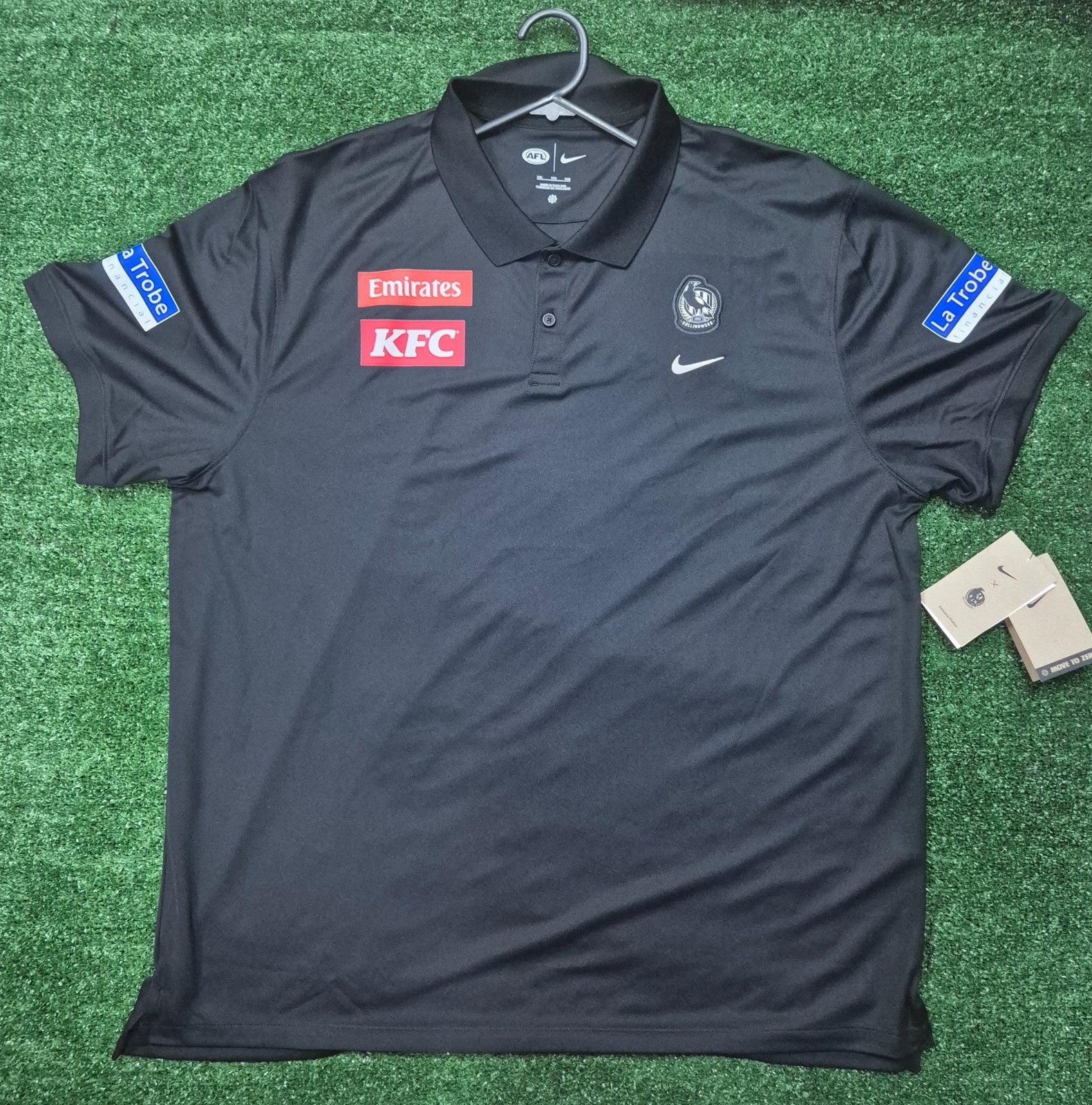 AFL 2026 Dri Fit Polo - Collingwood Magpies - Adult - Mens