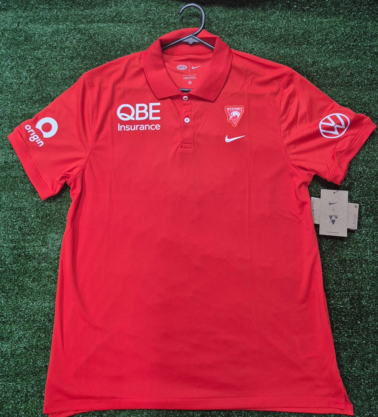 AFL 2026 Dri Fit Polo - Sydney Swans - Adult - Mens