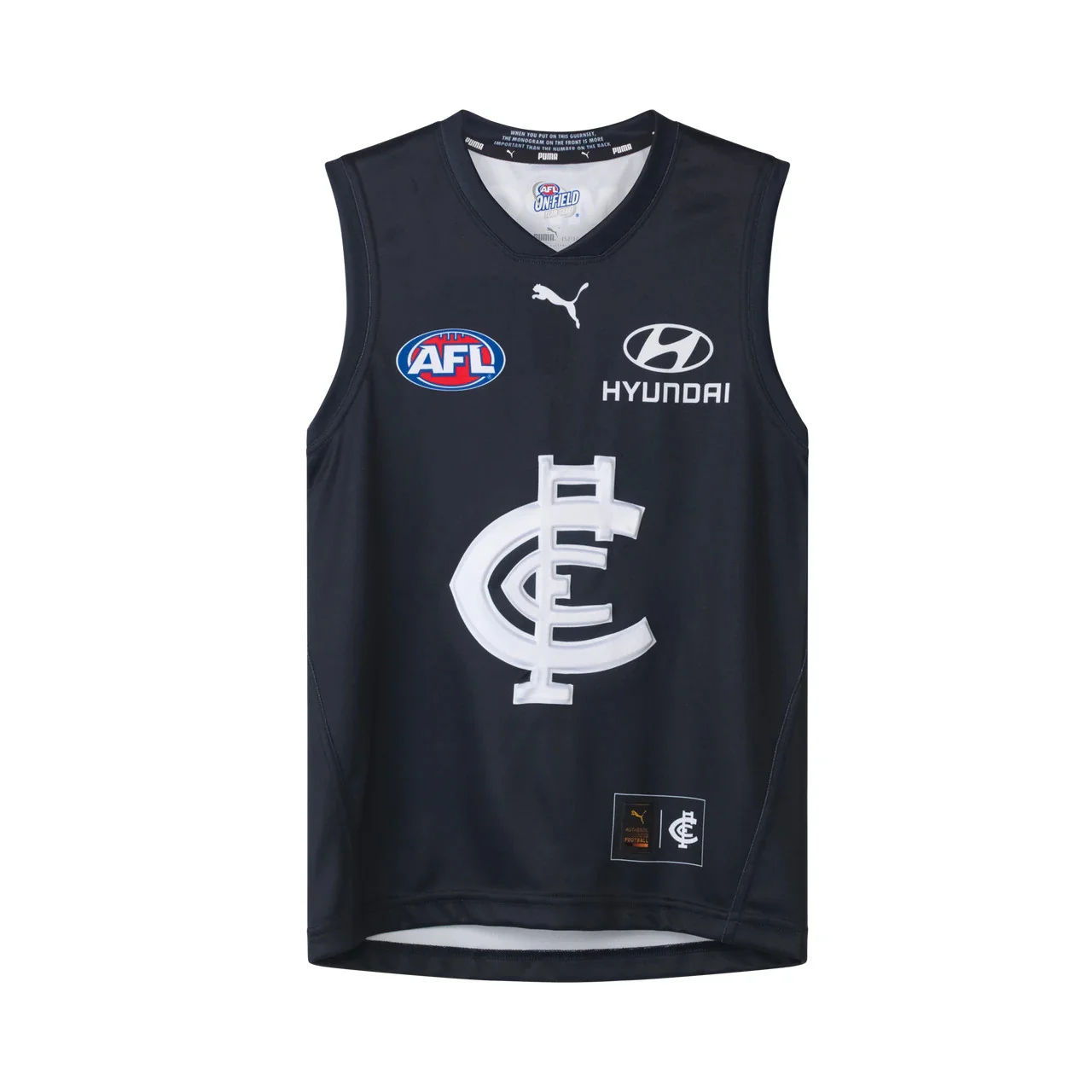 AFL 2026 Home Guernsey - Carlton Blues - Adult - Mens - Navy