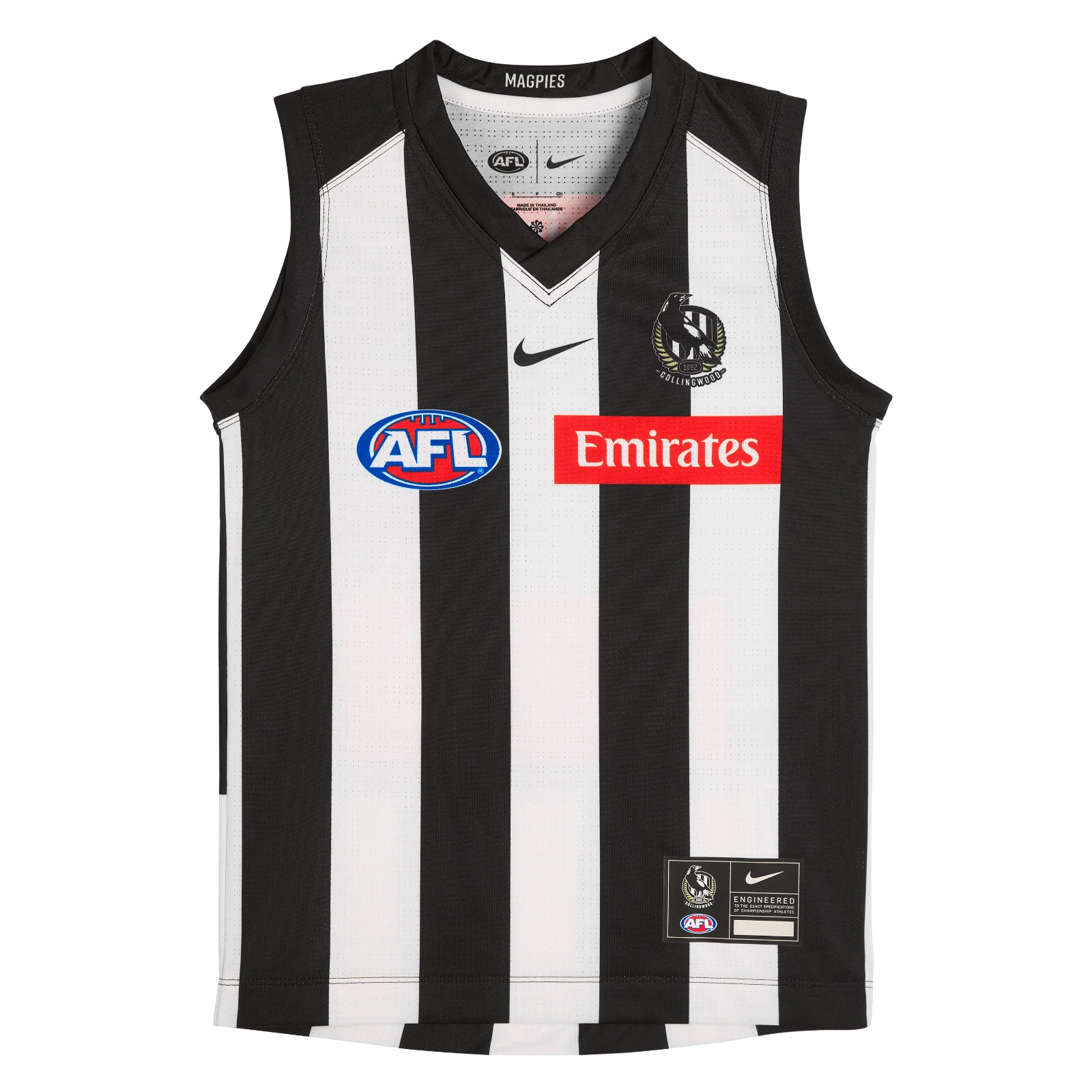 AFL 2026 Home Guernsey - Collingwood Magpies - Youth - Kids