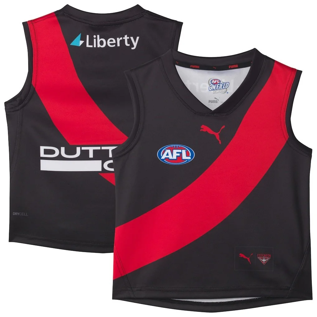 AFL 2026 Home Guernsey - Essendon Bombers - Toddler - Kids