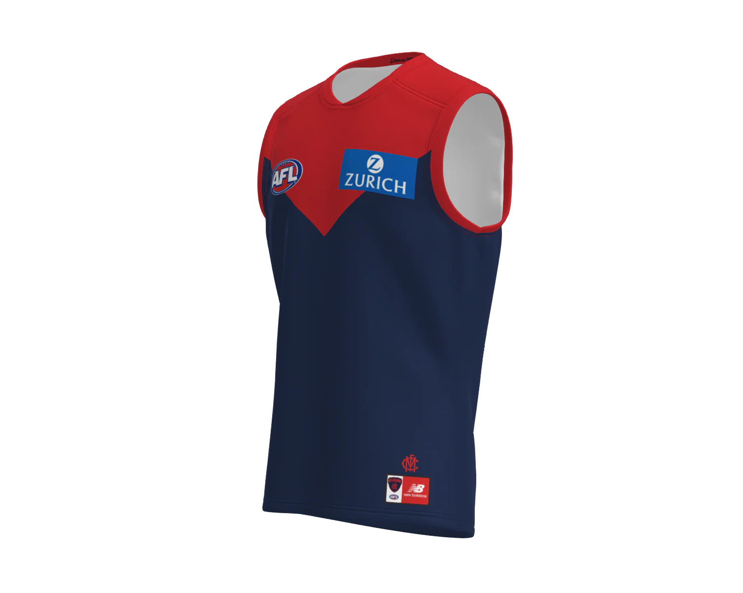 AFL 2026 Home Guernsey - Melbourne Demons - Adult - Mens - Image 2
