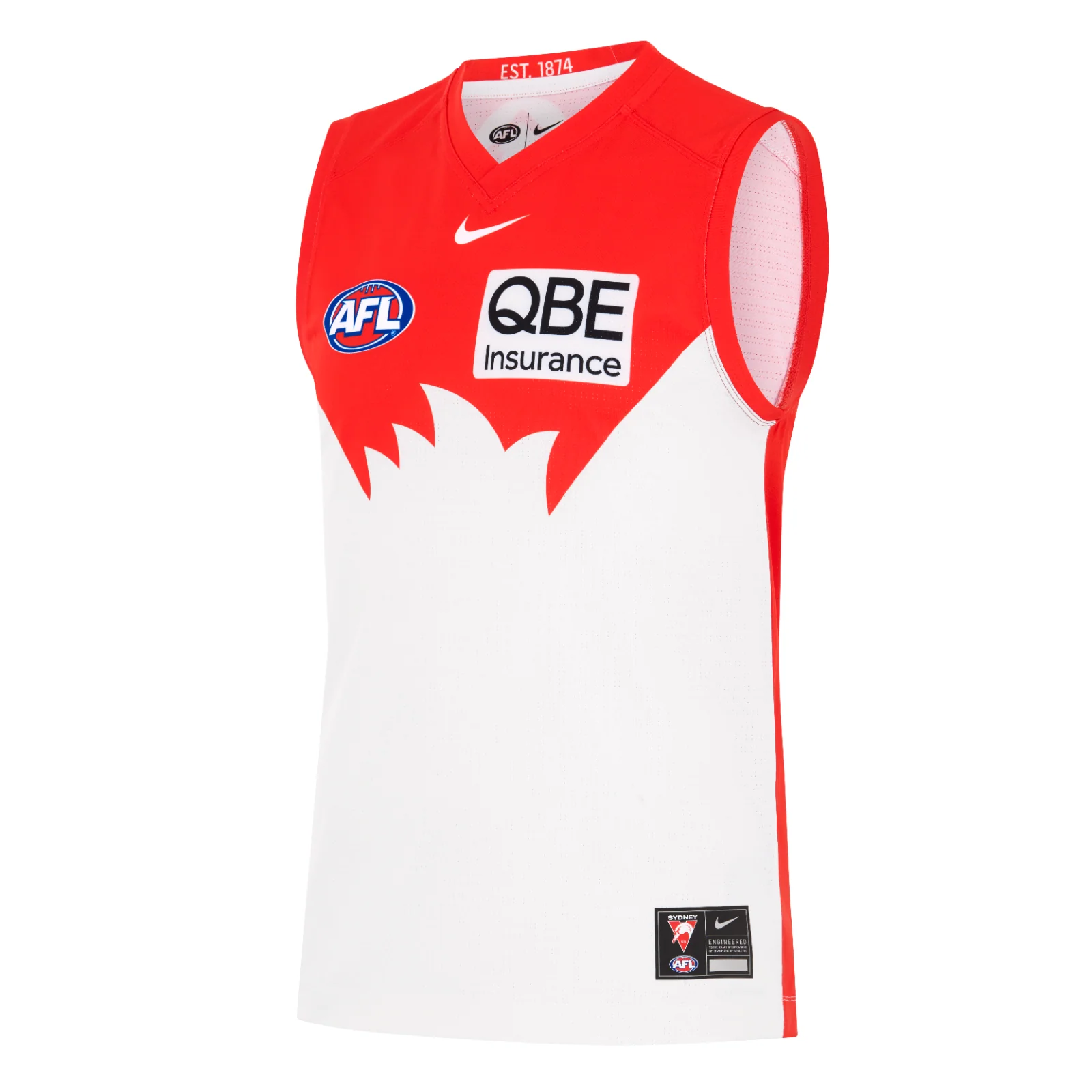AFL 2026 Home Guernsey - Sydney Swans - Adult - Mens