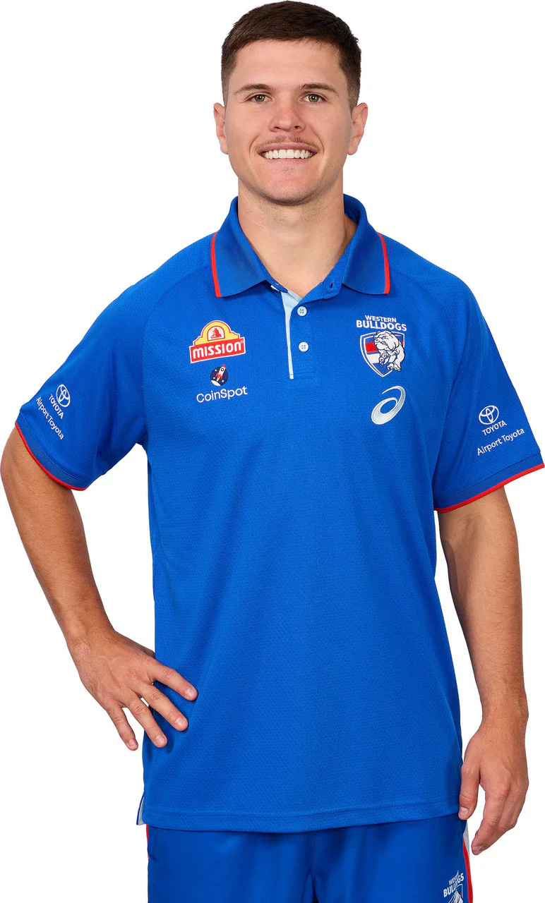 AFL 2026 Media Polo - Western Bulldogs - Adult - Mens - Image 2