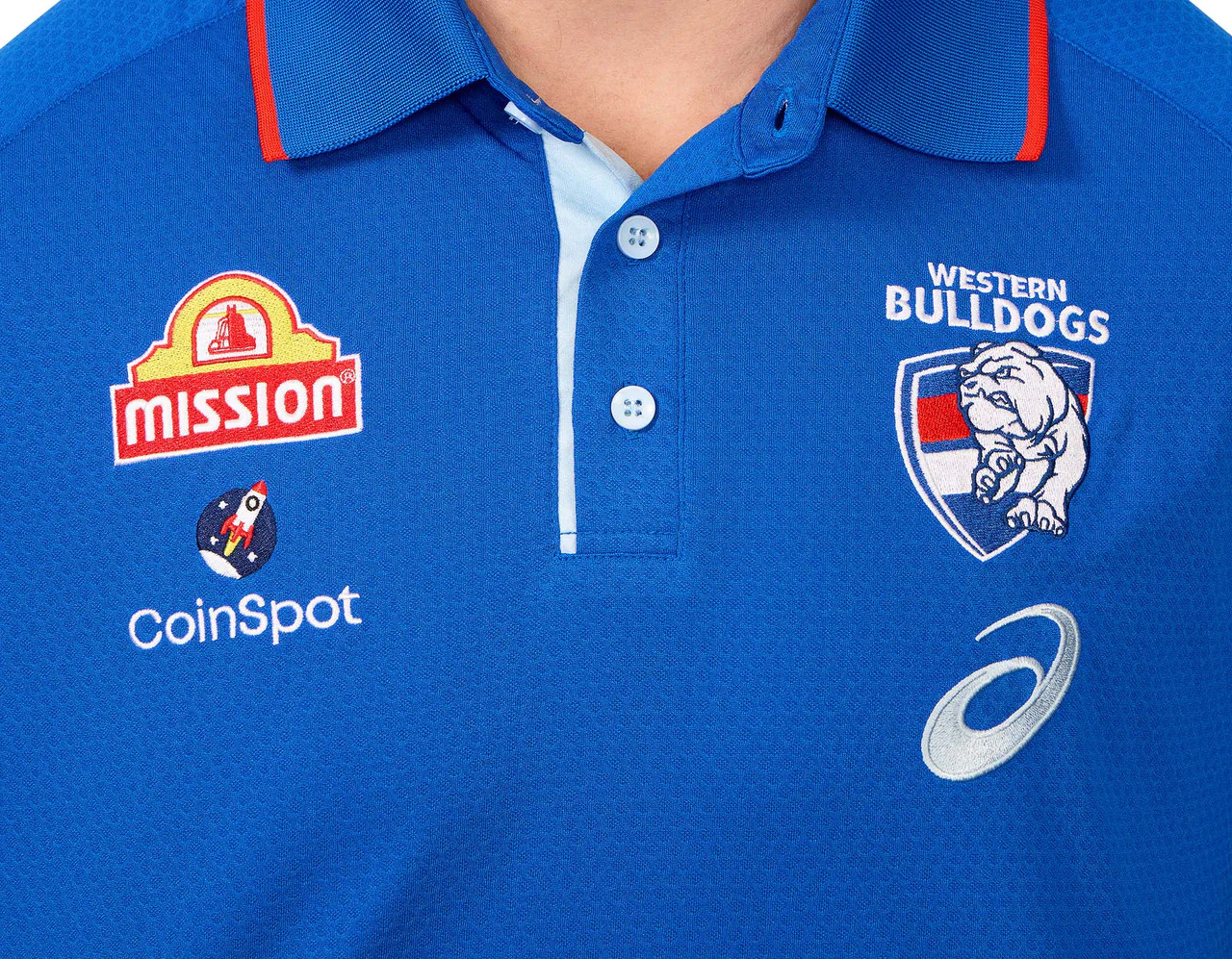 AFL 2026 Media Polo - Western Bulldogs - Adult - Mens - Image 8