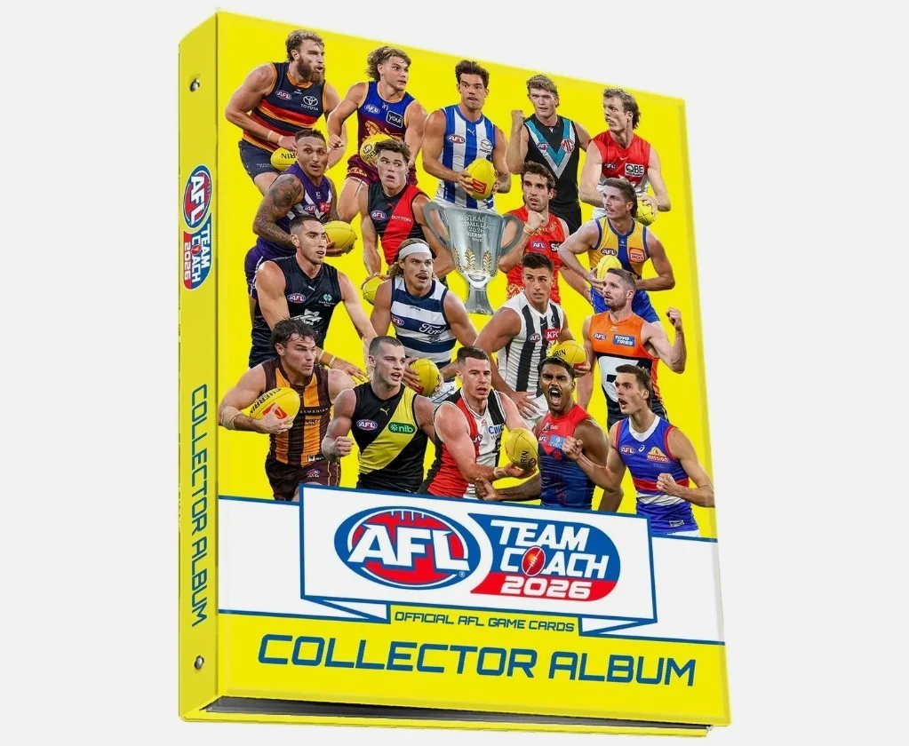 AFL 2026 Trading Card Folder  Team Coach   Binder - Image 2