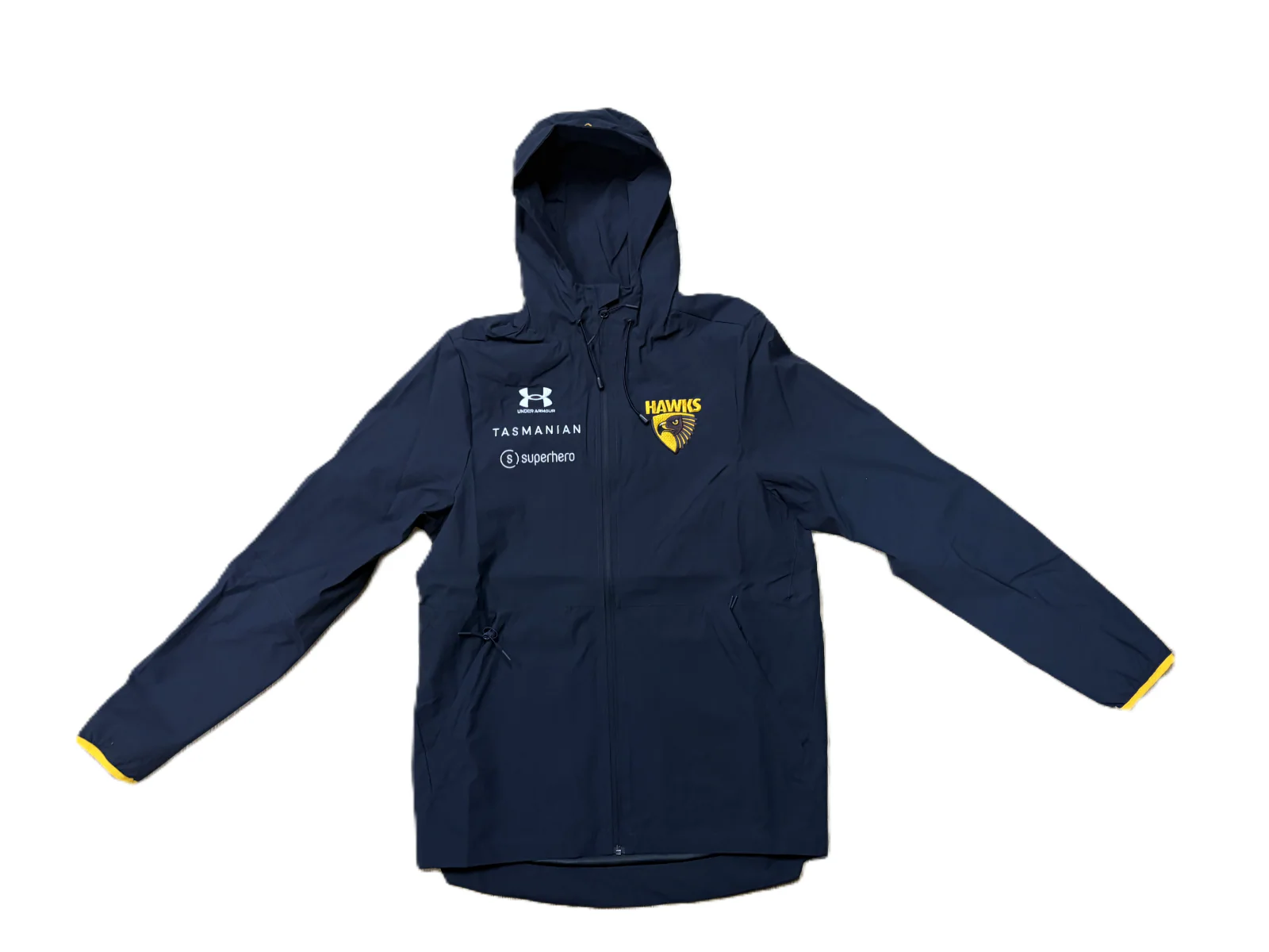 AFL 2026 Wet Weather Jacket - Hawthorn Hawks - Adult - Mens