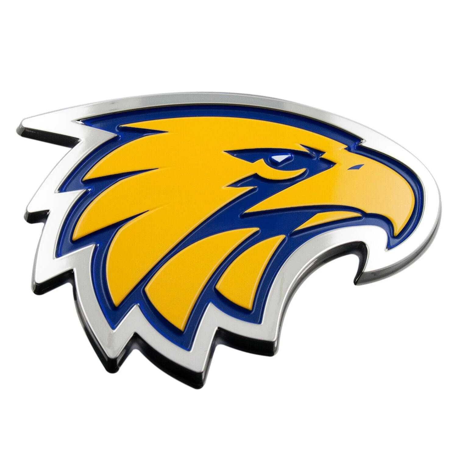 AFL 3D Chrome Emblem - West Coast Eagles- Supporter Car Badge