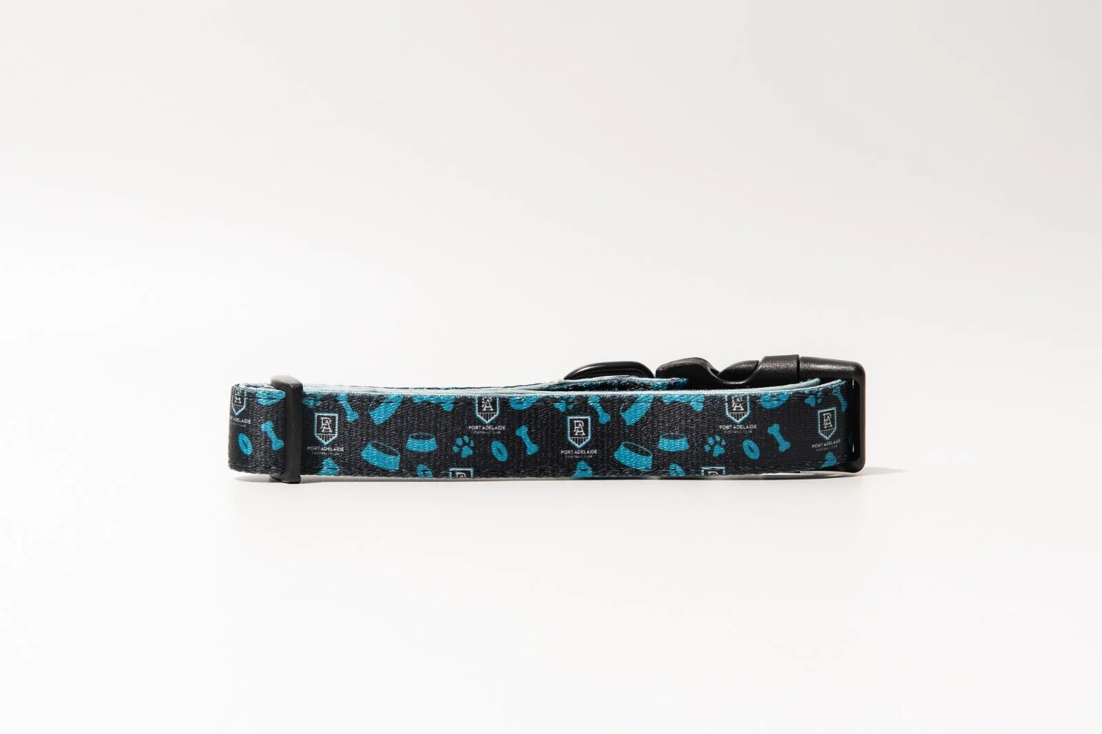 AFL Adjustable Dog Collar - Port Adelaide Power - Small To Large -Strong Durable - Image 2