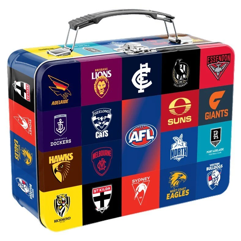 AFL All Teams Tin Carry Case - 17cm x 25cm x 11cm - Image 2