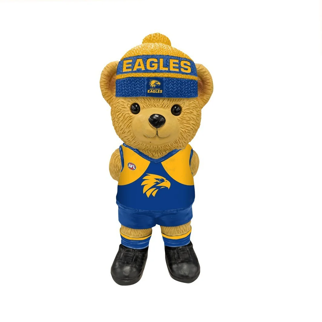 AFL Bear Statue - West Coast Eagles - Polyresin - 22cm - Image 2