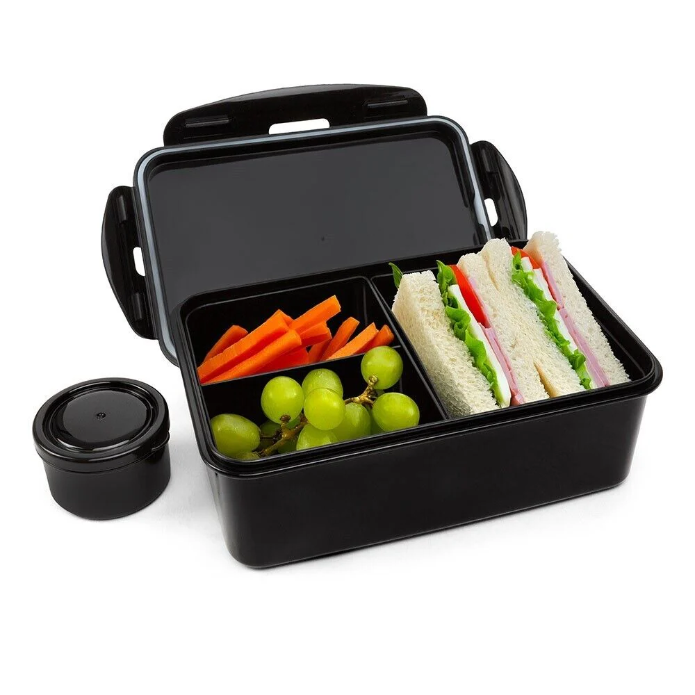 AFL Bento Lunch Box - Port Adelaide Power - 14cm x 20.1cm x 7.1cm - Image 2