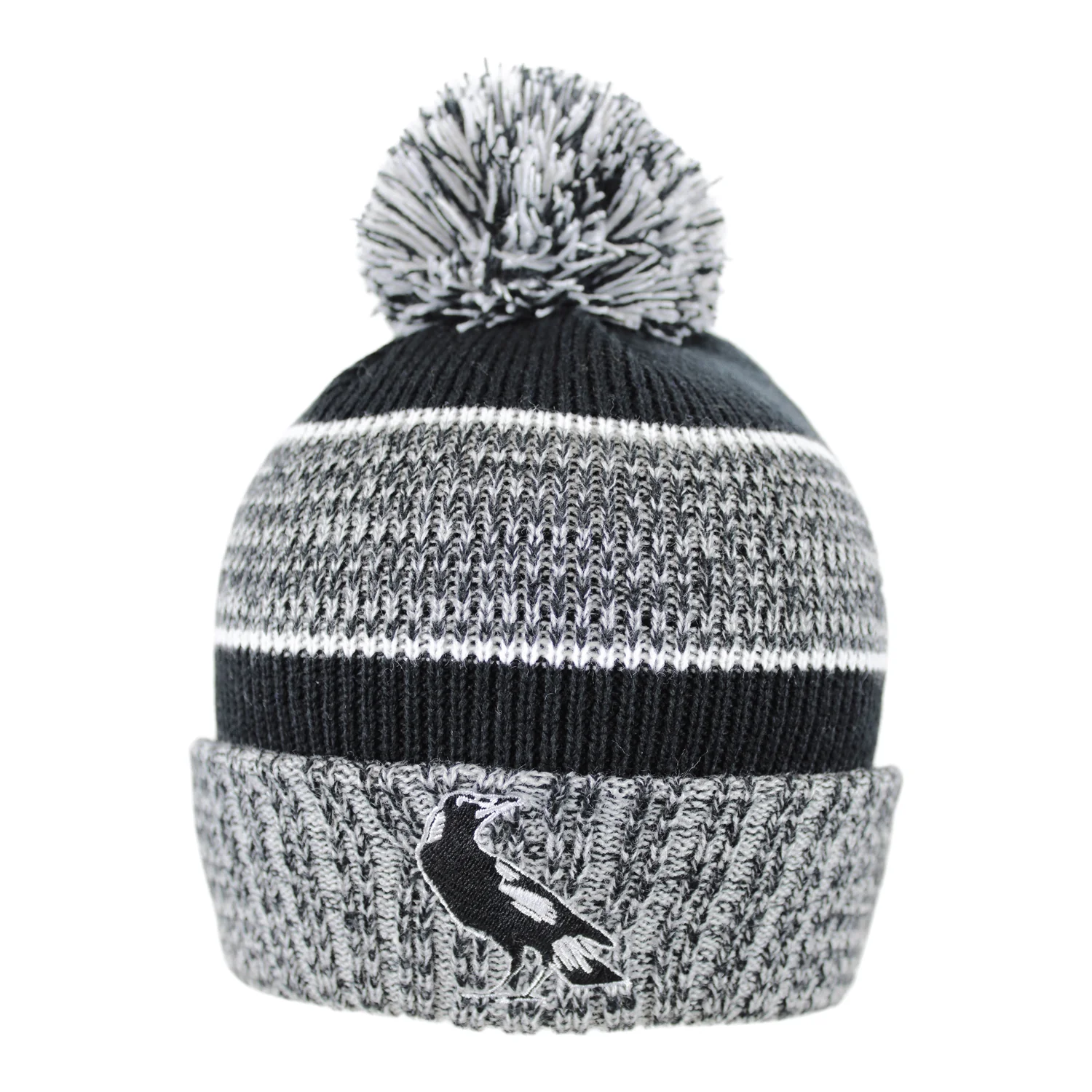 AFL Blitz Beanie - Collingwood Magpies - Winter Hat - Adult - OSFM - Image 2