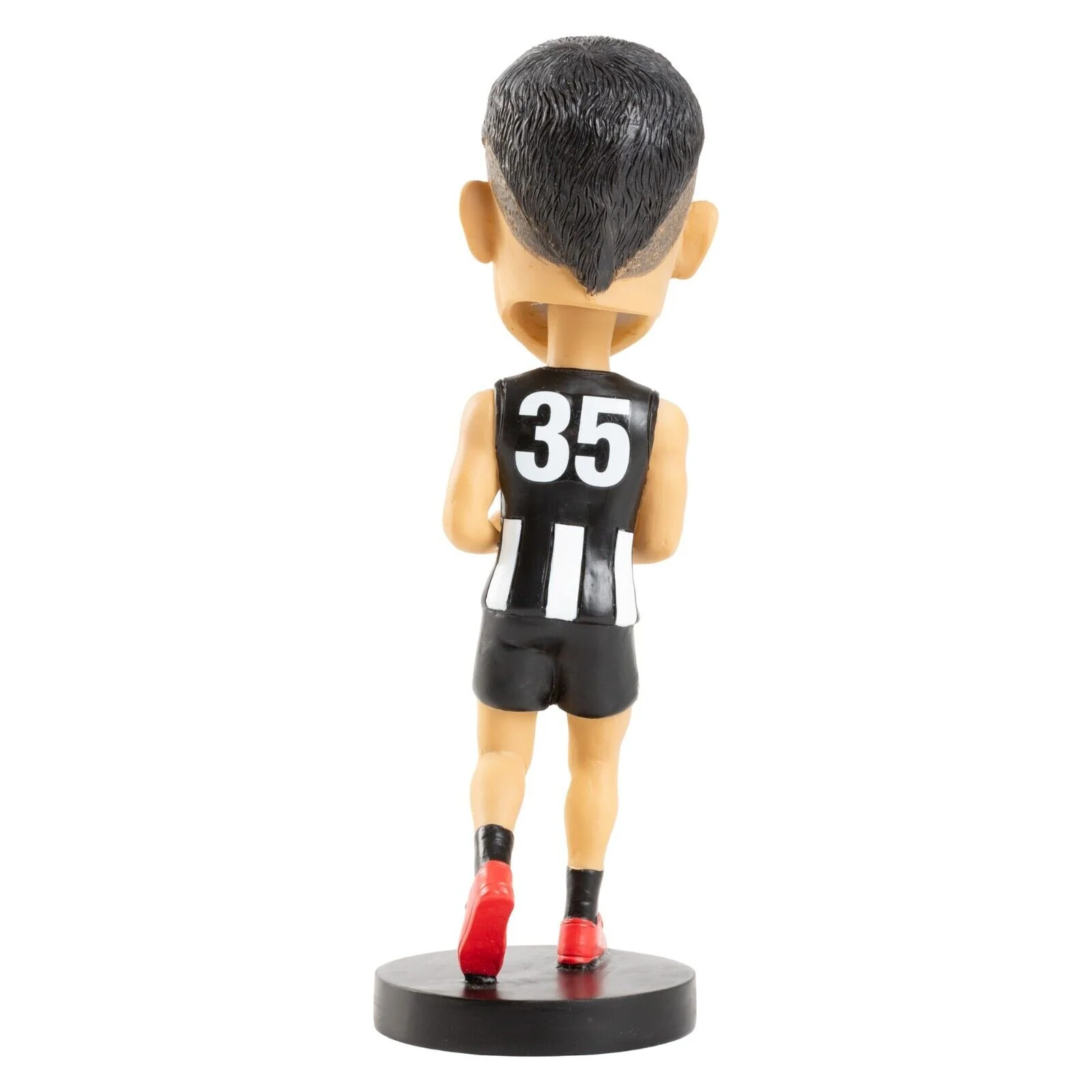 AFL Bobblehead - Nick Daicos - Collingwood Magpies - Statue - Yellow Ball - Image 2