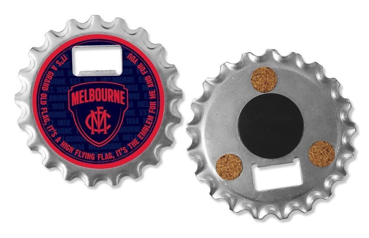 AFL Bottle Opener, Magnet & Coaster - Melbourne Demons - Aussie Rules - Image 2