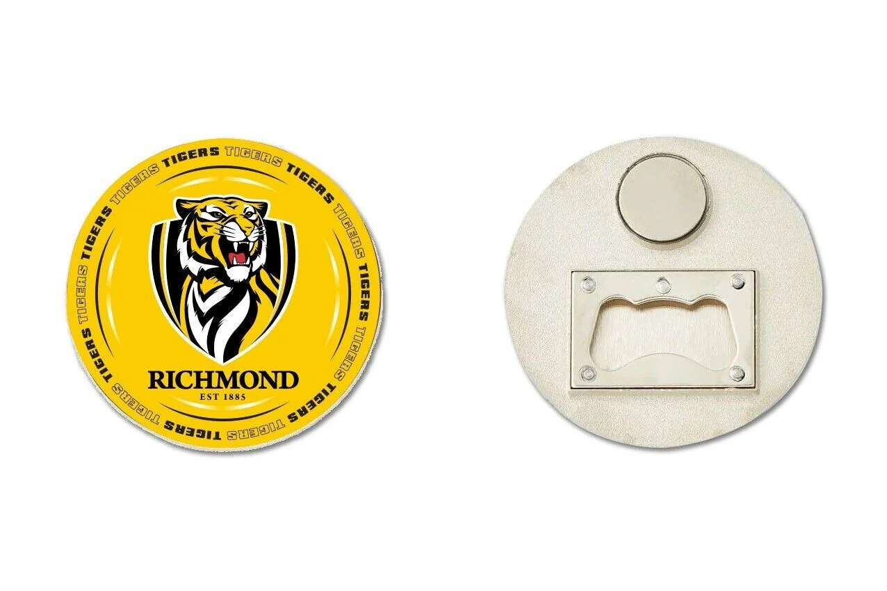 AFL Bottle Opener Magnet - Richmond Tigers - Aussie Rules - Image 2