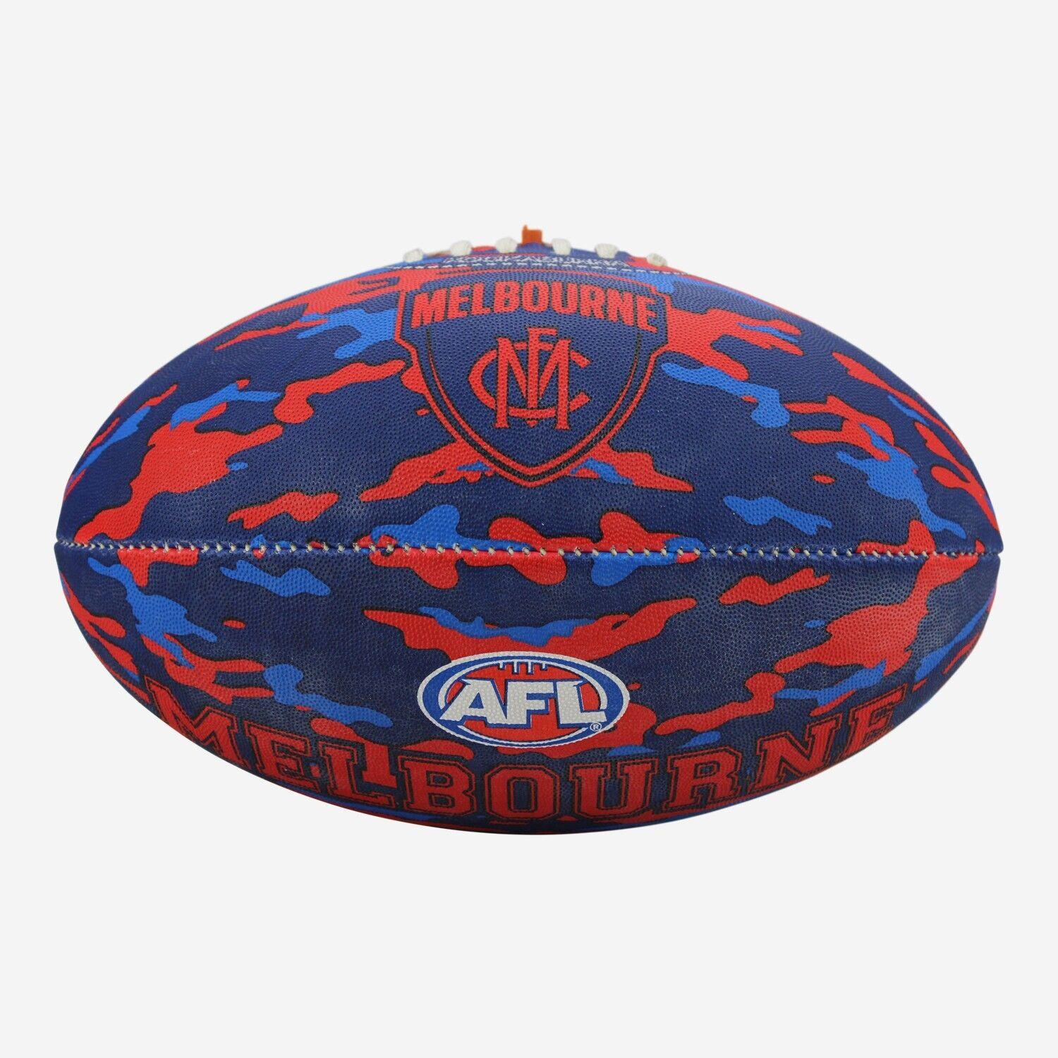 AFL Camo Club Football - Melbourne Demons - Size 5 - Game Ball - Image 2