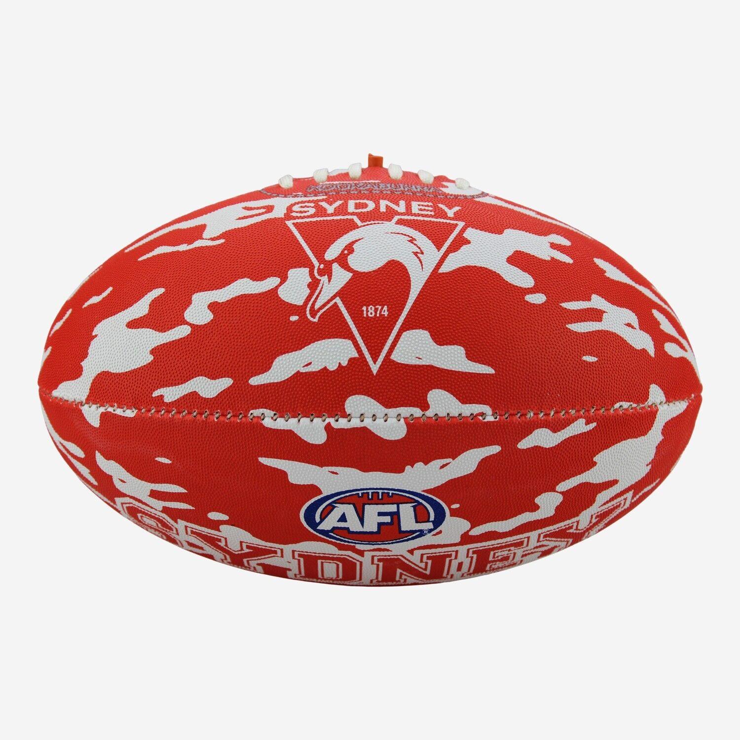 AFL Camo Club Football - Sydney Swans - Size 5 - Game Ball - Image 2