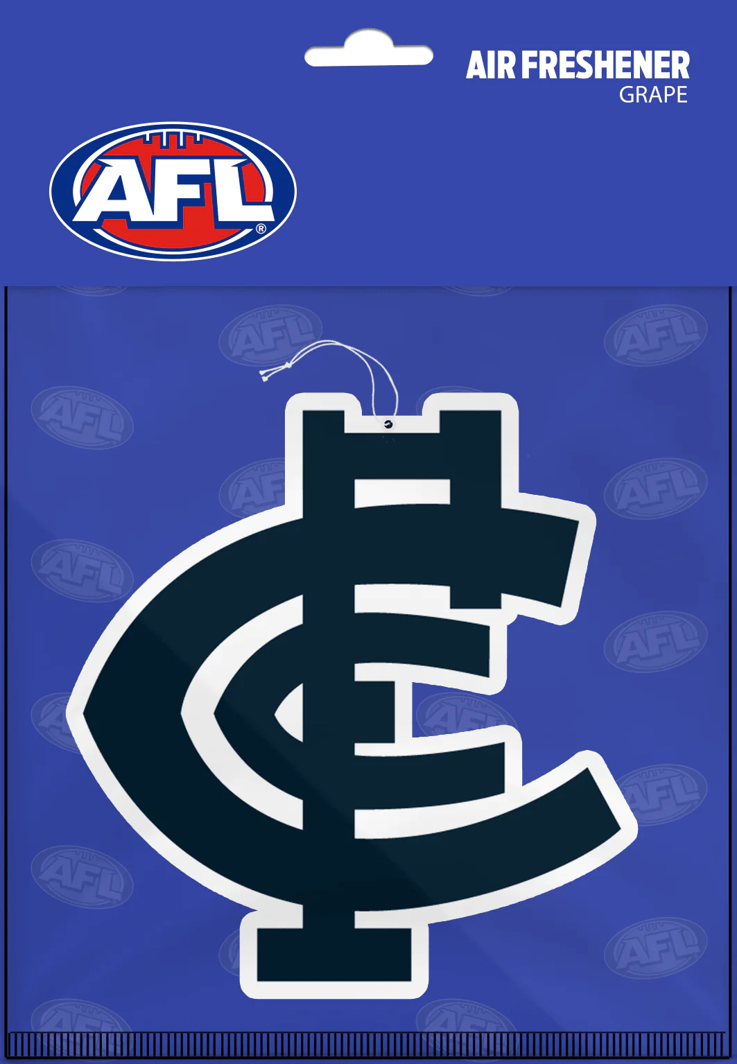 AFL Car Air Freshener - Carlton Blues - Logo - Image 2