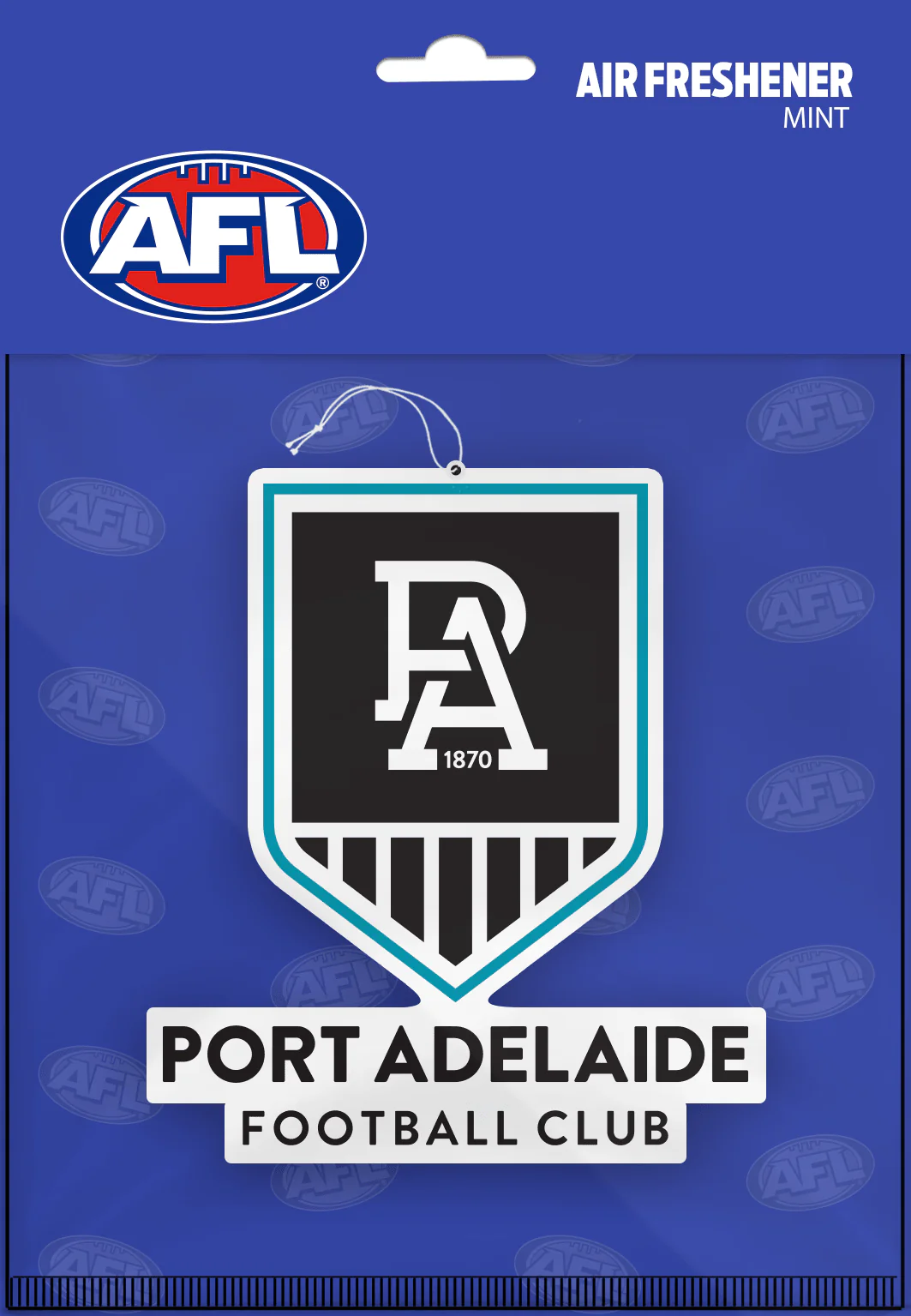 AFL Car Air Freshener - Port Adelaide Power - Logo - Image 2