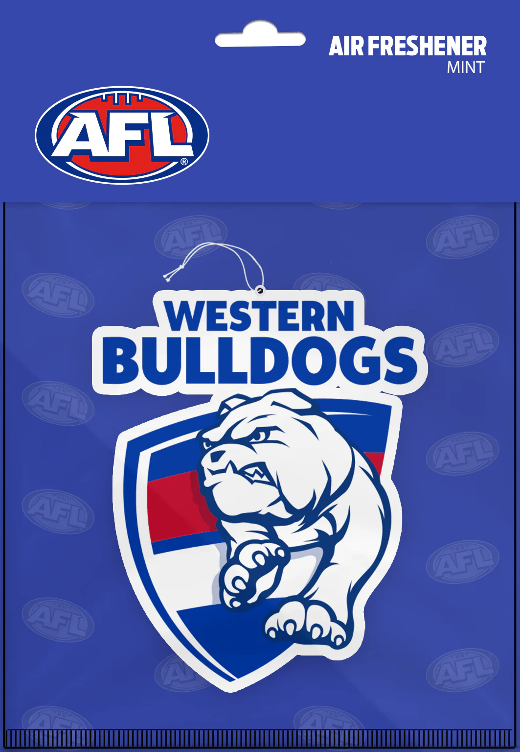 AFL Car Air Freshener - Western Bulldogs - Logo