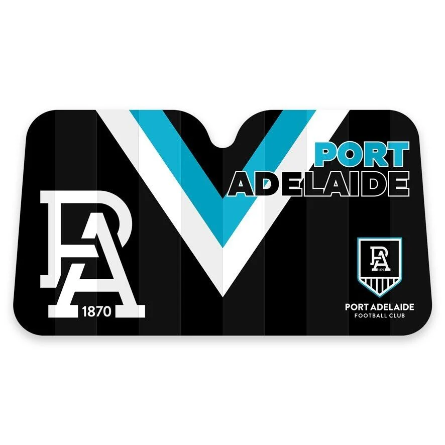AFL Car Sunshade - Port Adelaide Power - 130cm x 70cm - Image 2