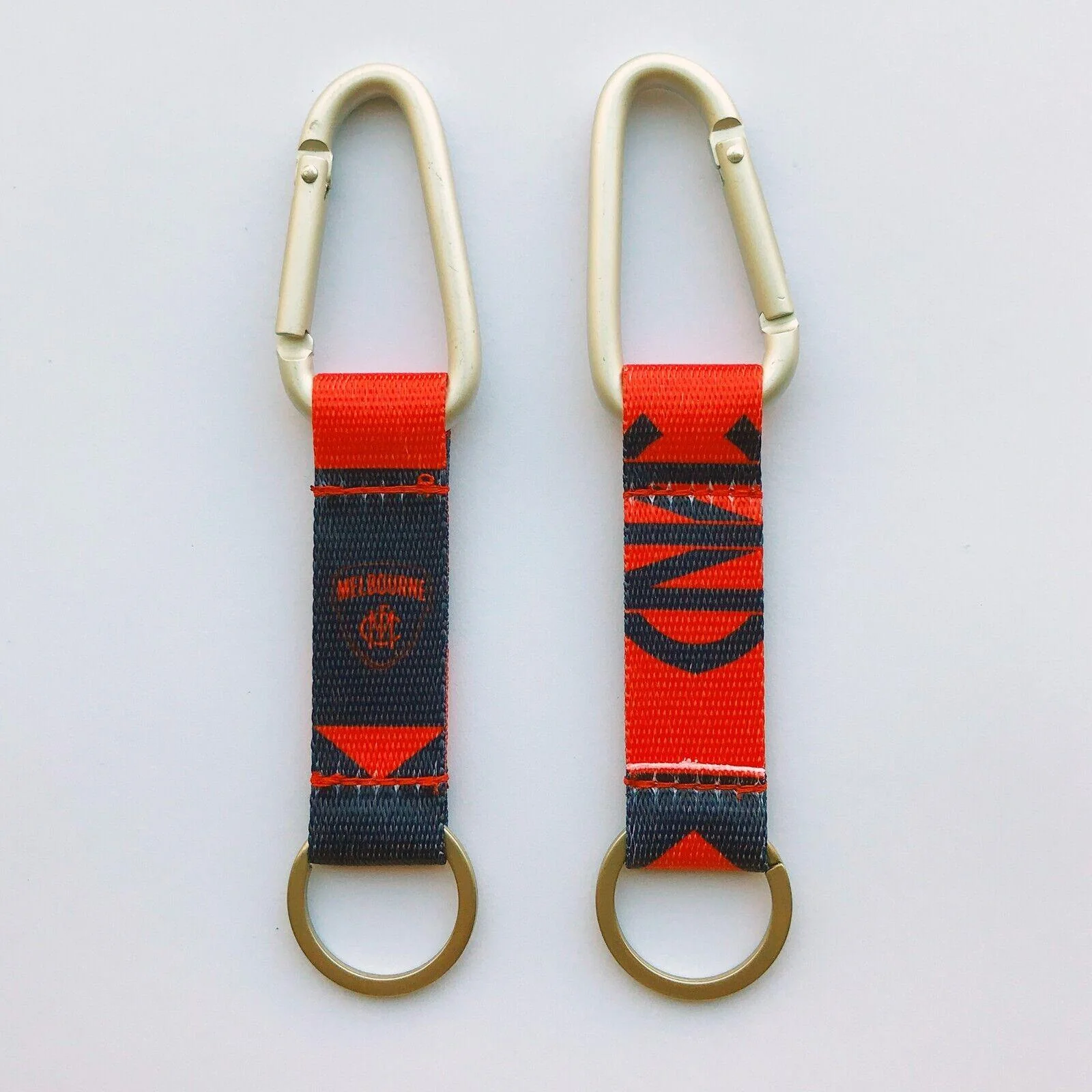 AFL Carabiner Key Ring - Melbourne Demons - Keyring - Clip and Ring - Image 2