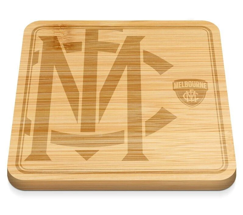 AFL Cheeseboard - Melbourne Demons - 35 x 35 x 1.5cm - Serving Board - Image 2