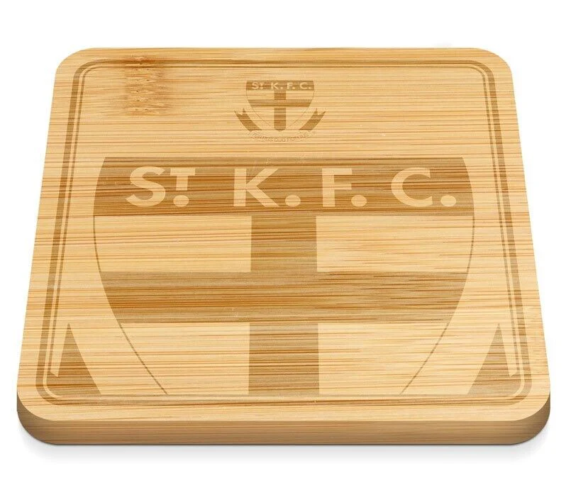 AFL Cheeseboard - St Kilda Saints - 35 x 35 x 1.5cm - Serving Board - Image 2