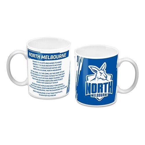 AFL Coffee Mug - North Melbourne Kangaroos - Team Song - Cup - Image 2