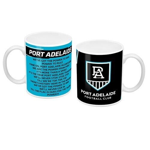 AFL Coffee Mug - Port Adelaide Power - Team Song - Cup - Image 2