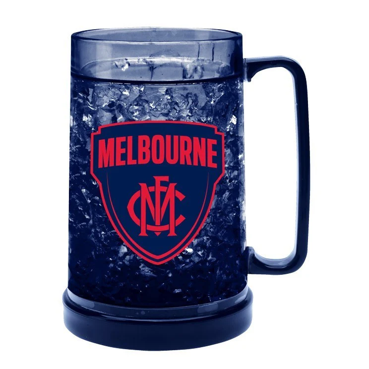AFL Colour Freeze Mug - Melbourne Demons - 500ML - Gel Freeze Drink Cup - Image 2