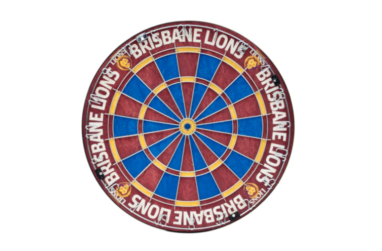 AFL Competition Size Dart Board - Brisbane Lions - Dartboard - Image 2