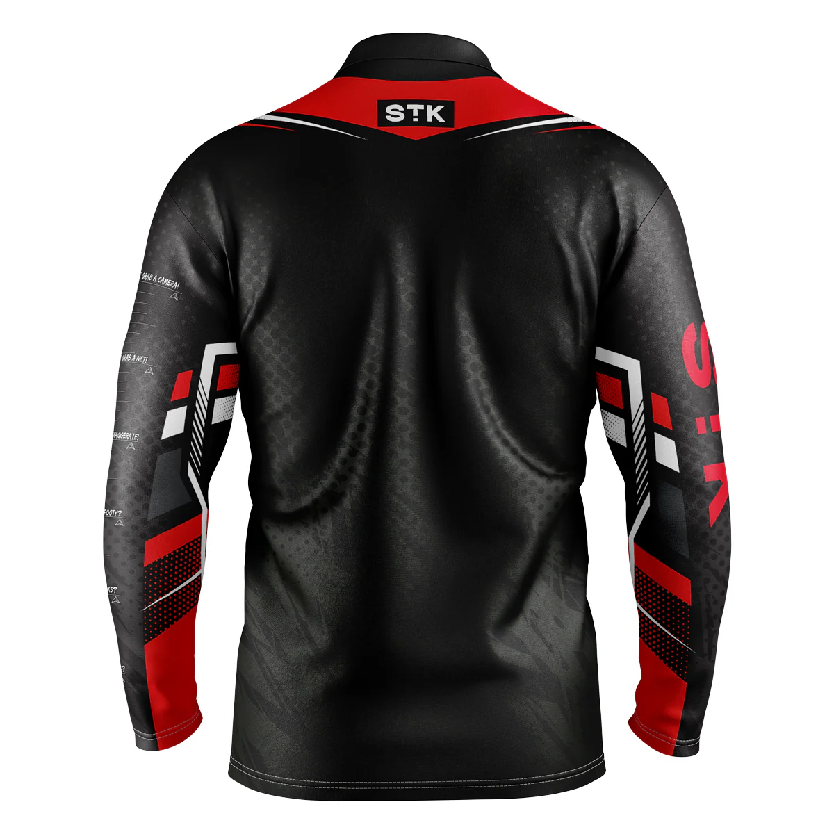 AFL 'Cyber' Fishing Shirt - St Kilda Saints - Adult - Mens - Polo - Image 2