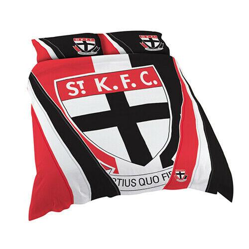 AFL Doona Quilt Cover With Pillow Case - St Kilda Saints - All Sizes - - Image 6