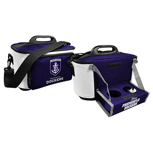 AFL Drink Cooler Bag With Tray - Fremantle Dockers - Team Logo - - Image 2
