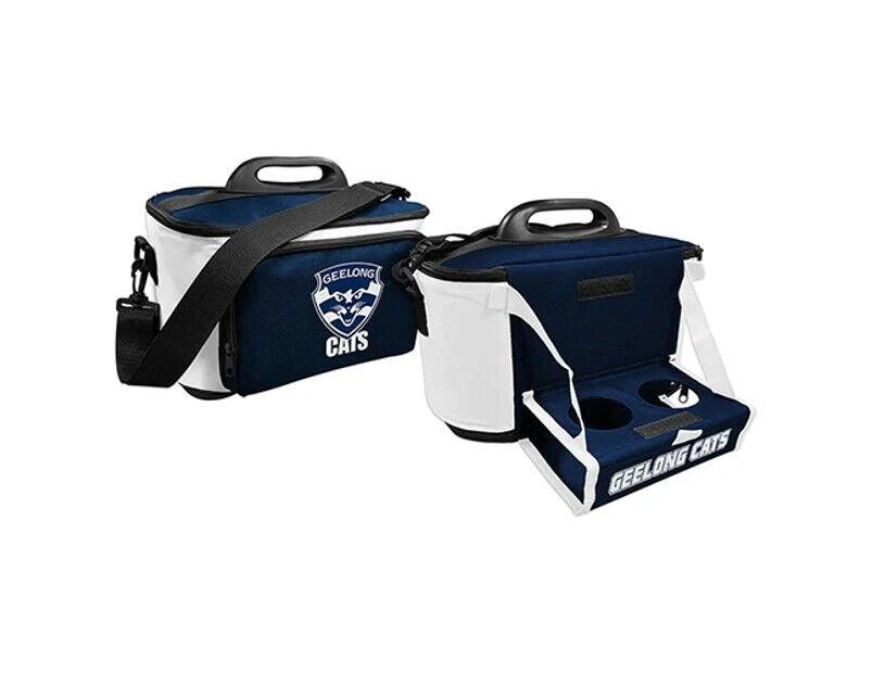 AFL Drink Cooler Bag With Tray - Geelong Cats - Insulated - Team Logo - Image 2