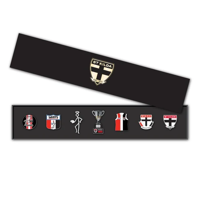 AFL Evolution Pin Set - St Kilda Saints - History Logos