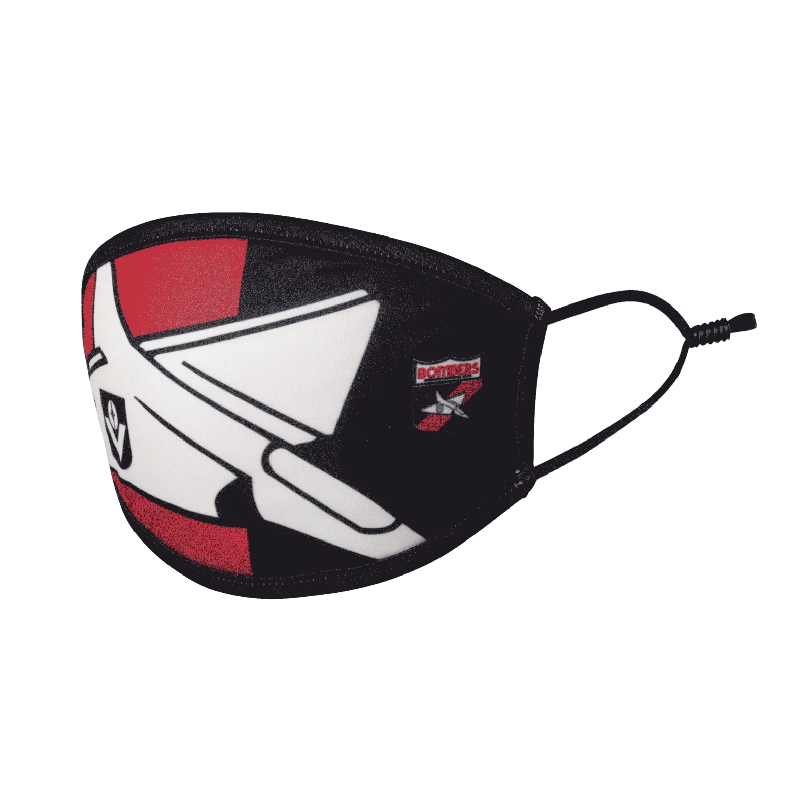 AFL Face Mask 2 Pack - Essendon Bombers - Washable - Adult - 3 Layer Protection - Image 2