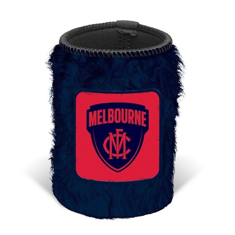 AFL Fluffy Stubby Cooler - Melbourne Demons - Can Holder - Image 2