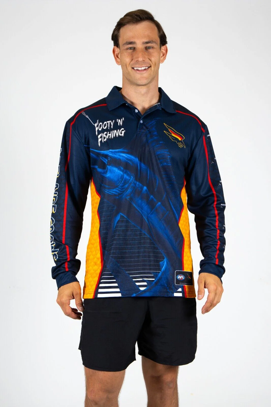 AFL Footy 'n' Fishing Shirt - Adelaide Crows - Youth - Polo