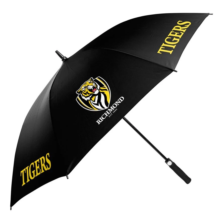 AFL Golf Umbrella - Richmond Tigers - Rain Weather - 76cm - Image 2