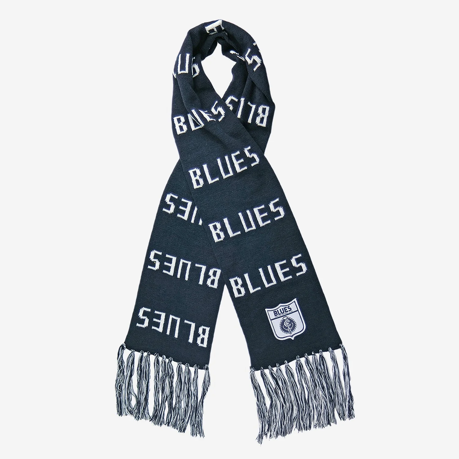 AFL Heritage Bar Scarf - Carlton Blues - Supporter Team Wear - Image 2