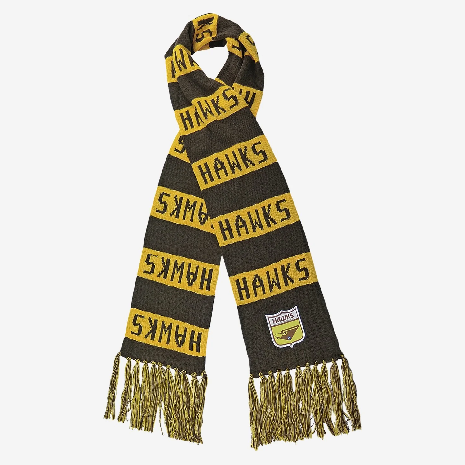 AFL Heritage Bar Scarf - Hawthorn Hawks - Supporter Team Wear - Image 2
